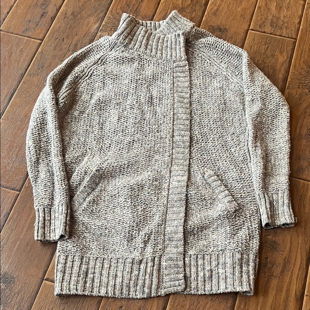 Prana Gray Knit Sweater Size XL